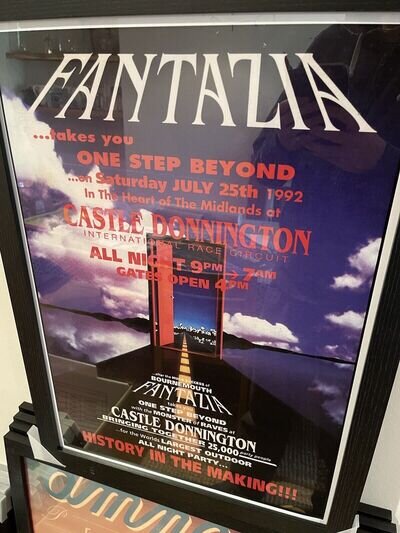 Fantazia Castle Donnington 1992 Rave Poster (A1)