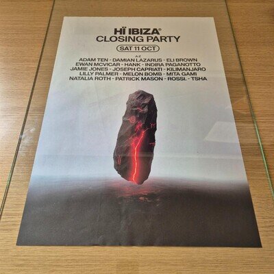 HI CLOSING PARTY 11/10/25 @ HI IBIZA - IBIZA CLUB POSTERS - DJ HOUSE MUSIC