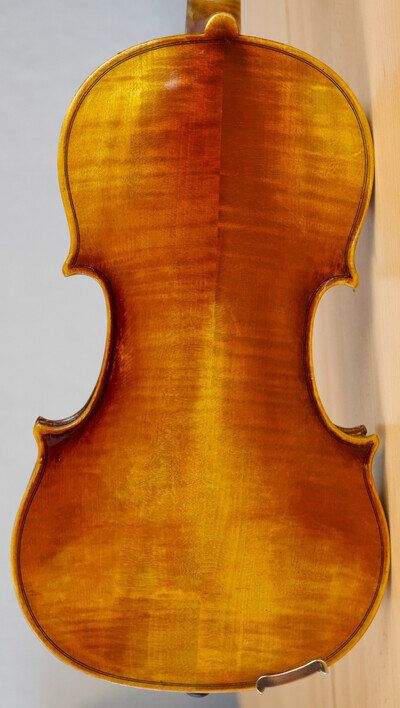 old vintage violin 4/4 geige viola cello fiddle label GIUSEPPE LUCCI Nr. 374