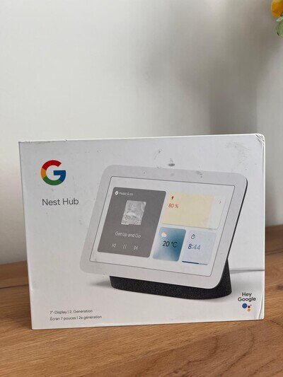 GOOGLE NEST HUB 2ND GENERATION 7" SMART DISPLAY - Charcoal
