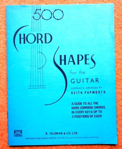500 Chord Shapes for the Guitar - Keith Papworth: Common Chords - 3rd Inversion