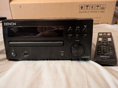 Denon RCD-M39DAB Mini System Black with Remote Control