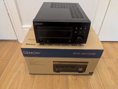 Denon RCD-M41DAB DAB/DAB+ Bluetooth CD Receiver – Boxed, Remote – Fully Working