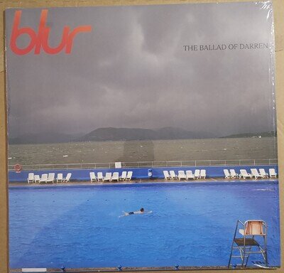 BLUR THE BALLAD OF DARREN Black Vinyl and Signed Art Card.
