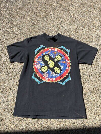 Grail Vintage autographed 1996 metallica fan club So what’s next shirt READ