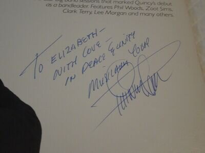Quincy Jones The Birth of a Band! signed LP