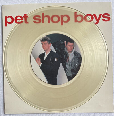 PET SHOP BOYS -Opportunities- Very Rare New Zealand Clear Vinyl 12”/Picture Lbls