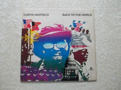 CURTIS MAYFIELD BACK TO THE WORLD LP BUDDAH RECORDS 2318085 SUPER