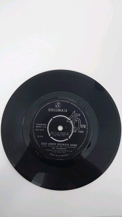 THE YARDBIRDS - Over Under Sideways Down 7 inch vinyl VG+