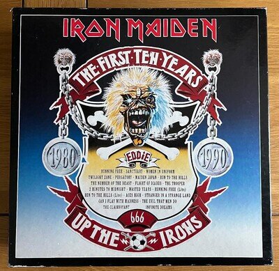 IRON MAIDEN : THE FIRST TEN YEARS Limited Edition Vinyl Boxset SUPERB Cond best