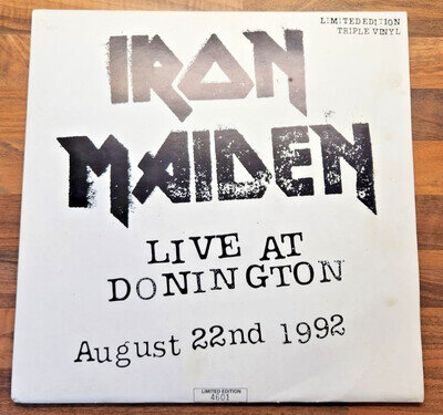Iron Maiden Live At Donington 1993 Limited Edition UK Numbered version Vinyl LP