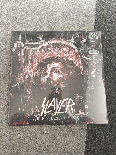 Slayer - Repentless - Ltd Edition 10th Anniversary Silver Red Splatter Vinyl LP