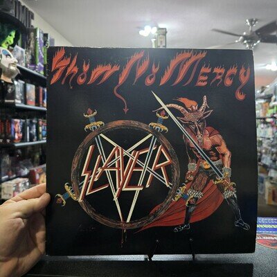 Slayer Show No Mercy Vinyl 1st Press Tan Label VG++++