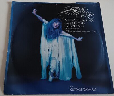STEVIE NICKS - STOP DRAGGIN' MY HEART AROUND VINYL 45. PLAYS EX. CANADIAN ISSUE.