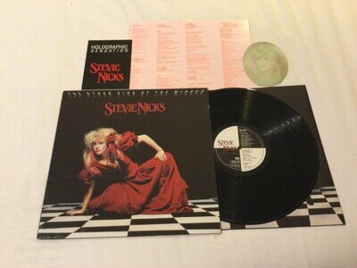 STEVIE NICKS THE OTHER SIDE OF THE MIRROR LP HOLOGRAM LYRIC INSERT
