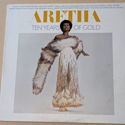 Aretha Franklin Ten Years Of Gold Lp Canada Ex/Vg Atlantic SD 18204