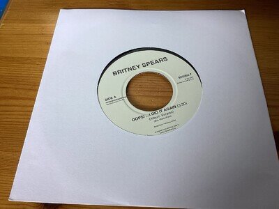 Britney Spears-Oops…I Did It Again. Zumba Records 7” Single Jukebox Promo