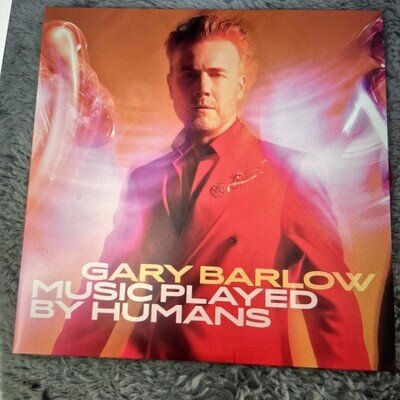 Music Played by Humans [Red Vinyl] by Gary Barlow (Record, 2020) Mint