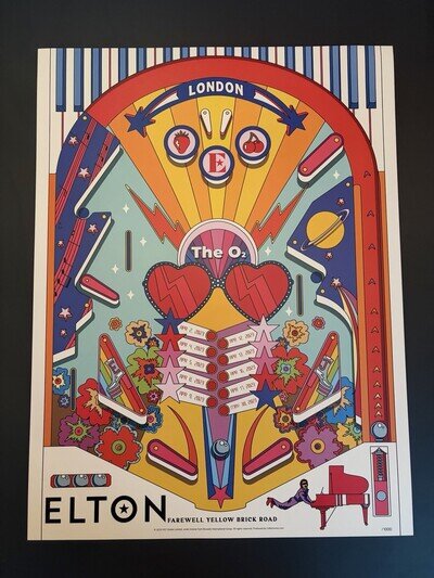 Elton John Poster London, England 2023