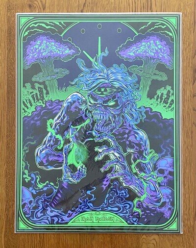 Iron Maiden: SDCC ‘2 Minutes To Midnight’ Green Art Variant Print Poster #82/100