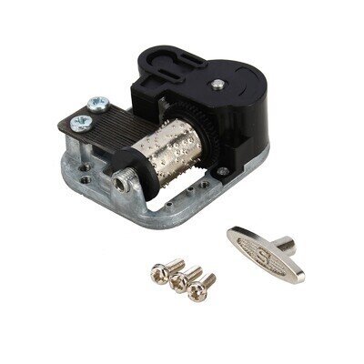 Wind Up Music Box Alloy Musical Movement Parts DIY Music Box With Screws Great.