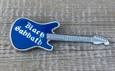 Vintage Black Sabbath Pin Badge 1980s