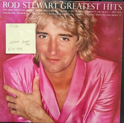 Rod Stewart Greatest Hits Vinyl Record VG/VG RODTV 1 1979