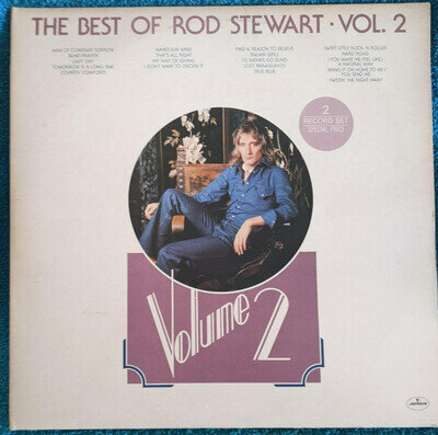 THE BEST OF ROD STEWART Vol 2 - DOUBLE 12" VINYL LP ALBUM 1977
