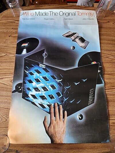 The Who 'Tommy' original 1970's PROMO poster in very good condition USA