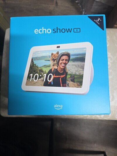 Echo Show 8 - 3rd Gen - HD Smart Touchscreen - Smart Home Hub + Alexa - White