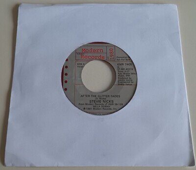 STEVIE NICKS - AFTER THE GLITTER FADES VINYL 45.PLAYS EXCELLENT. CANADIAN ISSUE.