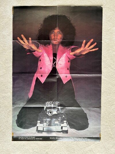 Marc Bolan Born to Boogie - Tanx Poster