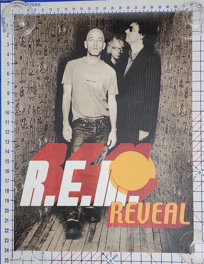 Poster 2001 R.E.M. Reveal REM Vintage Original Promo