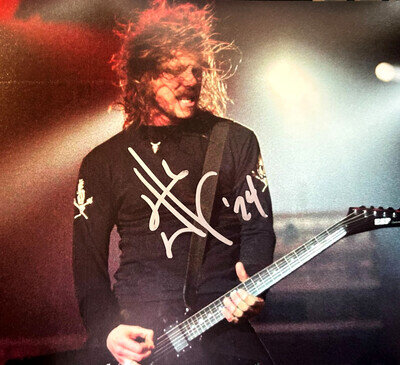 METALLICA Signed (JAMES HETFIELD) 8x10" Authentic Autograph with COA