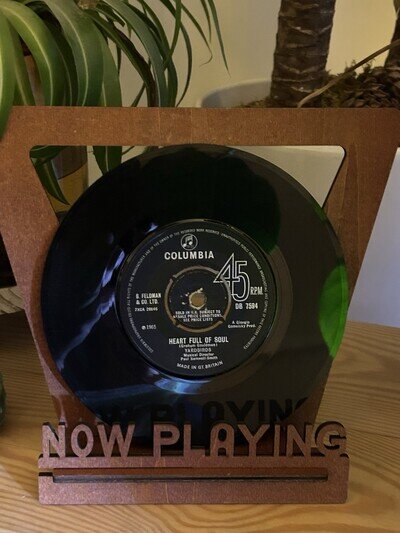 Yardbirds Heart Full Soul/Steeled Blues 1965 Columbia Rare UK 7in Vinyl DB7594