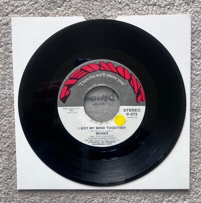 Moses "I Got My Mind Together" - Northern Soul - VG+