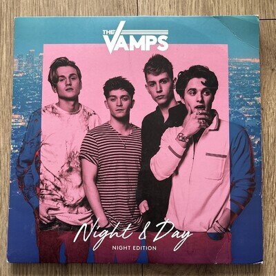 Night & Day: Night Edition by The Vamps (Record, 2017) VG+/VG Insert & Inner