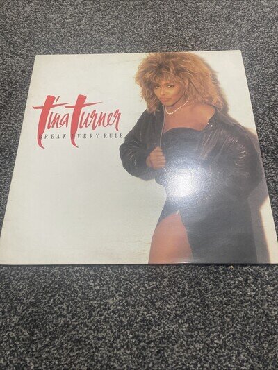 Tina Turner Break Every Rule Vinyl Album 12"