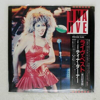 TINA TURNER TINA LIVE CAPITOL RP285598 Japan OBI VINYL LP