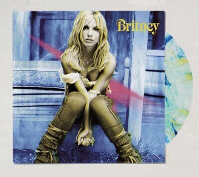 Britney Spears Britney Vinyl LP Blue Yellow Splatter (UO Exclusive)