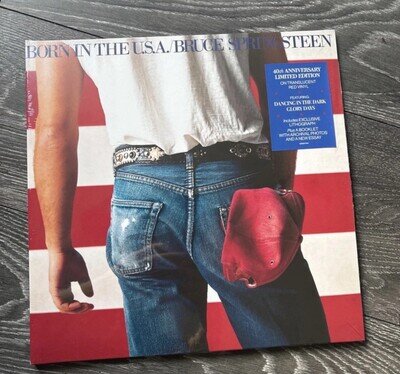 Bruce Springsteen - Born In The Usa 40th Anniversary Edition Red Vinyl LP