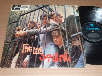 The Yardbirds - Five Live Yardbirds 1964 Columbia MOD Freakbeat LP PLAYS EX!!
