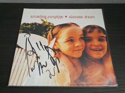THE SMASHING PUMPKINS Siamese Dream Vinyl SIGNED Billy Corgan AUTOGRAPHED 🆕 ✅