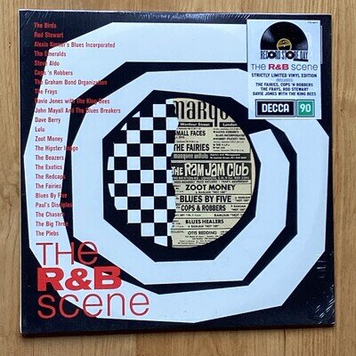 THE R&B SCENE — DECCA DOUBLE VINYL RECORD. LP ALBUM. SEALED.