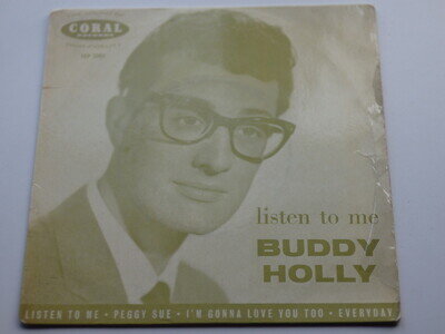 BUDDY HOLLY ORIGINAL 1960 UK E.P. LISTEN TO ME