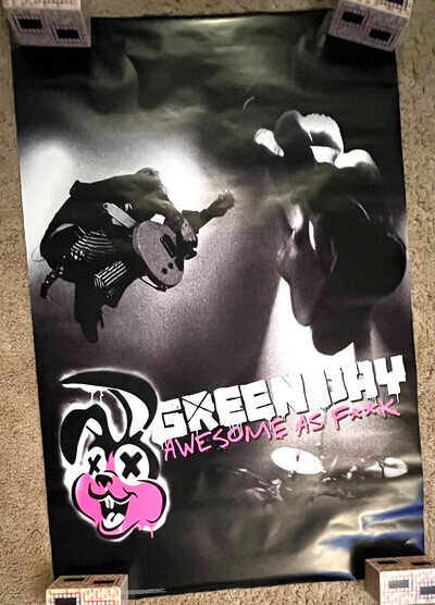 Rolled Green Day Awesome as FxxK 2001 Album Poster 22.5x34 Billie Joe Armstrong
