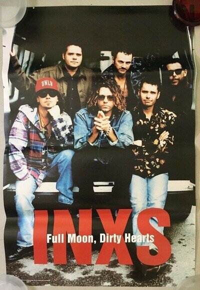 INXS - Full Moon, Dirty Hearts - 1993 Promo Poster - 36x24" - USA