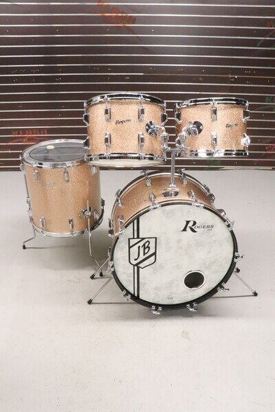 Rogers Londoner 4pc Drum Kit Set Vintage 1960's 24/16/14/13"