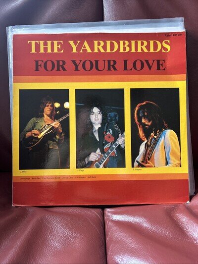 The Yardbirds for Your Love Vinyl Record German Press Beck/Page/Clapton