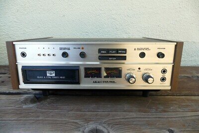 Akai GXR-82D 8-Track Tape Player/Recorder , untested , powers up, AS IS
